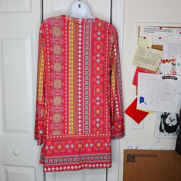 Lily by Firmiana Tunic Style Boho Top NWT Size Medium - Picture 3 of 9
